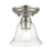 Livex Moreland 1 Light Small Semi-Flush Mount
