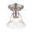 Livex Moreland 1 Light Small Semi-Flush Mount