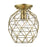 Livex Geometrix 1 Light Flush Mount