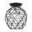 Livex Geometrix 1 Light Flush Mount