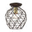 Livex Geometrix 1 Light Flush Mount