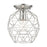 Livex Geometrix 1 Light Flush Mount