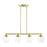 Livex Willow 4 Light Linear Chandelier