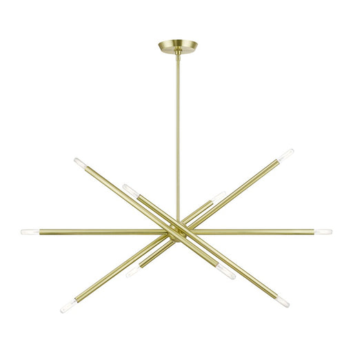Livex Soho 10 Light Linear Chandelier