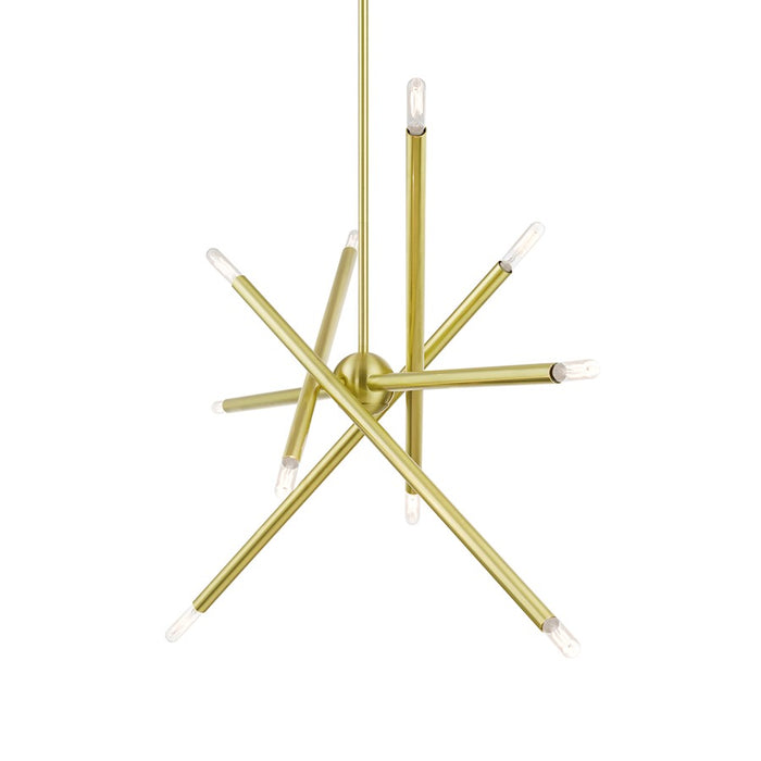 Livex Soho 10 Light Linear Chandelier