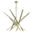 Livex Monaco 14Lt Extra Large Foyer Chandelier, Antique Brass