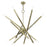 Livex Monaco 14Lt Extra Large Foyer Chandelier, Antique Brass