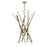 Livex Monaco 14Lt Extra Large Foyer Chandelier, Antique Brass