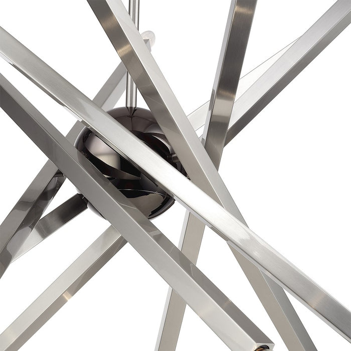 Livex Monaco 14Lt Extra Large Foyer Chandelier, Brushed Nickel