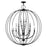 Livex Milania 19Lt Grande Foyer Chandelier, Black/Nickel