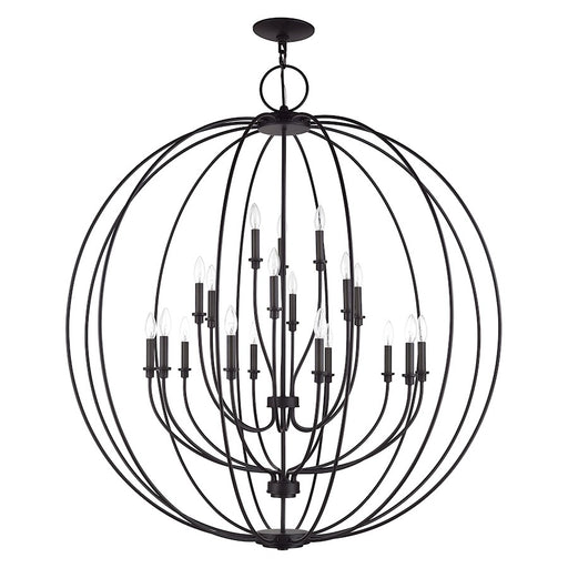 Livex Milania 19Lt Grande Foyer Chandelier, Bronze