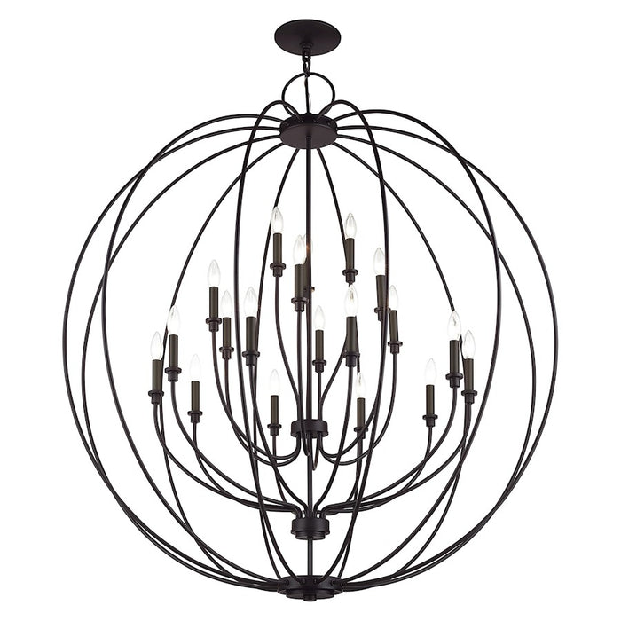 Livex Milania 19Lt Grande Foyer Chandelier, Bronze