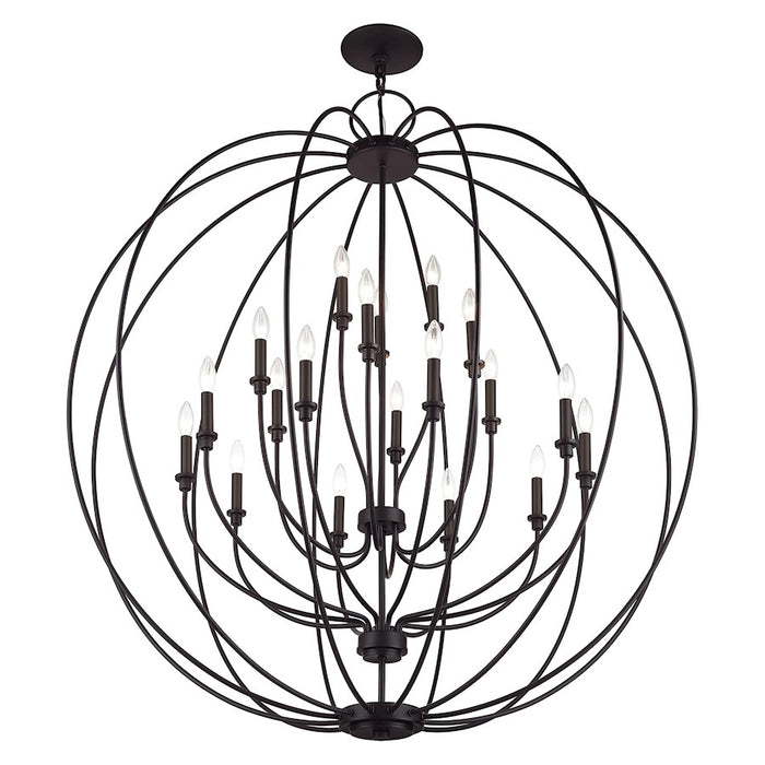 Livex Milania 19Lt Grande Foyer Chandelier, Bronze