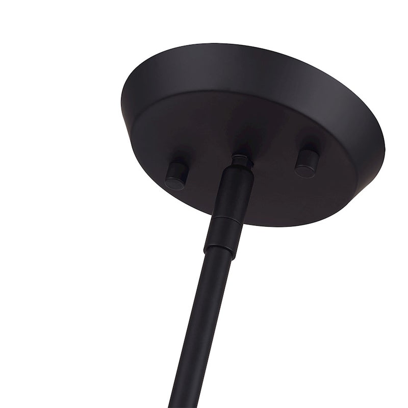 Livex Soho 8Lt Chandelier, Black