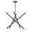 Livex Soho 8Lt Chandelier, Bronze/Antique Brass Accents