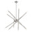 Livex Soho 12Lt Large Chandelier, Brushed Nickel