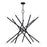 Livex Soho 14Lt Extra Large Foyer Chandelier, Black
