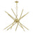 Livex Soho 14Lt Extra Large Foyer Chandelier, Satin Brass