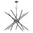 Livex Soho 14Lt XL Foyer Chandelier, Scandinavian Gray/Nickel
