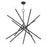 Livex Soho 14Lt XL Foyer Chandelier, Scandinavian Gray/Nickel
