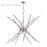 Livex Soho 14Lt Extra Large Foyer Chandelier, Brushed Nickel - 47009-91