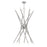 Livex Soho 14Lt Extra Large Foyer Chandelier, Brushed Nickel