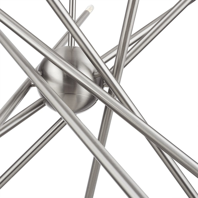 Livex Soho 14Lt Extra Large Foyer Chandelier, Brushed Nickel