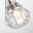 Livex Brussels 1 Light Pendant, Polished Nickel/Clear Crystals