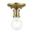 Livex Lansdale 1 Light Single Flush Mount