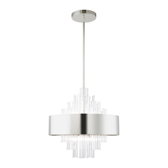 Livex Orenburg Pendant, Crystal Rods