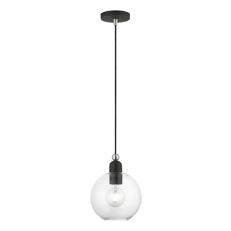 Livex Downtown 1 Light Sphere Pendant
