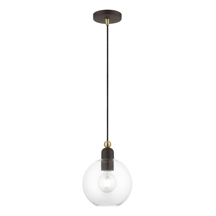 Livex Downtown 1 Light Sphere Pendant