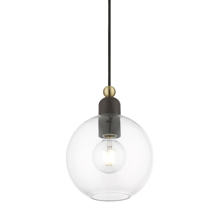 Livex Downtown 1 Light Sphere Pendant