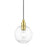 Livex Downtown 1 Light Sphere Pendant
