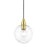 Livex Downtown 1 Light Sphere Pendant