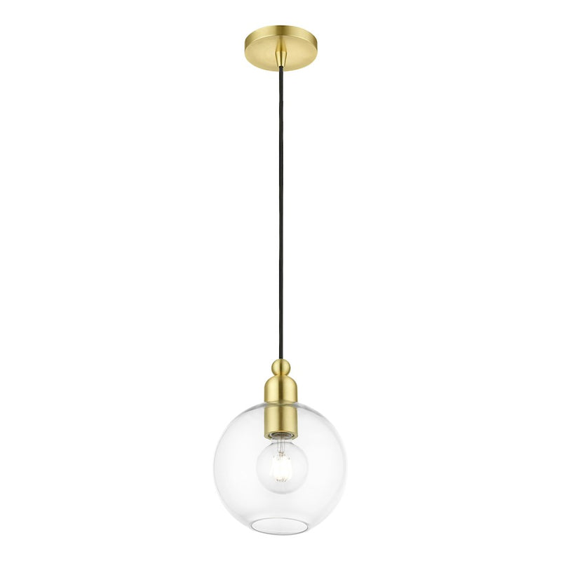Livex Downtown 1 Light Sphere Pendant
