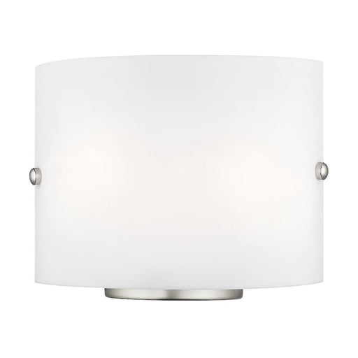 Livex Lighting 2 Light Wall Sconce, Brushed Nickel