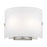 Livex Lighting 2 Light Wall Sconce, Brushed Nickel