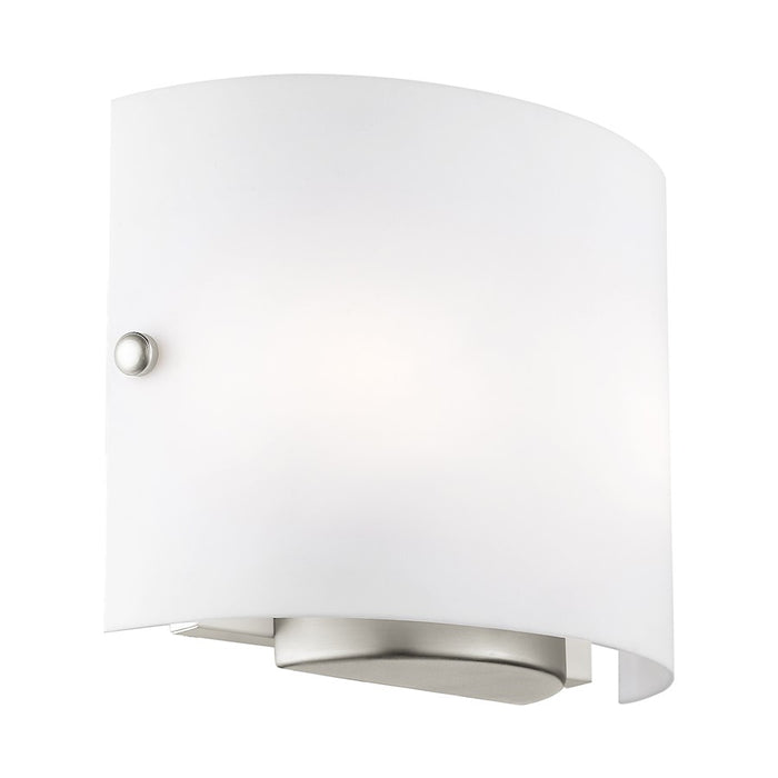 Livex Lighting 2 Light Wall Sconce, Brushed Nickel