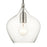 Livex Light Pendants 11" 1 Light Pendant, Brushed Nickel/Clear Glass