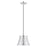 Livex Light Pendants 1 Light Pendant, Aluminum/Aluminum/Shiny White
