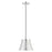 Livex Light Pendants 1 Light Pendant, Aluminum/Aluminum/Shiny White