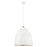 Livex Arlington 3 Light Pendant, Nickel Accents/Gold Inside