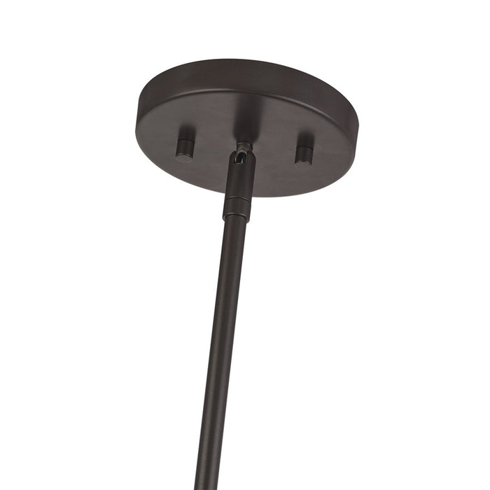 Livex Acordia 1Lt Mini Pendant, Bronze/Dark Chocolate Polyester Rope