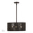 Livex Acordia 3Lt Pendant Chandelier, Bronze/Chocolate Polyester - 49123-92