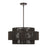 Livex Acordia 5Lt Pendant Chandelier, Bronze/Chocolate Polyester