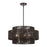 Livex Acordia 5Lt Pendant Chandelier, Bronze/Chocolate Polyester