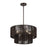 Livex Acordia 4Lt Pendant Chandelier, Bronze/Chocolate Polyester