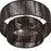 Livex Acordia 4Lt Pendant Chandelier, Bronze/Chocolate Polyester