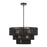 Livex Acordia 6Lt Pendant Chandelier, Bronze/Chocolate Polyester